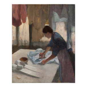 Edgar Degas Vrouw Ironing, c.1876-87 Perfect Poster