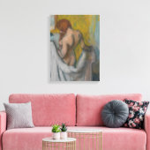 Edgar Degas | Vrouw met handdoek Canvas Afdruk (Insitu (Woonkamer))