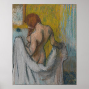 Edgar Degas   Vrouw met handdoek Poster