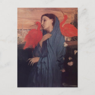 Edgar Degas: Vrouw op een Terras Briefkaart