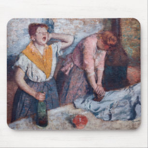 Edgar Degas - Vrouwen die strijken Muismat
