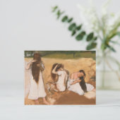 Edgar Degas - Vrouwen in hun haar haar Briefkaart (Staand voorkant)