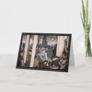 Edgar Degas - Vrouwen op een Cafe Terrace in de av Kaart