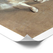 Edgar Degas | Wachten, c.1882 Poster (Hoek)