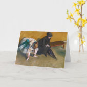 Edgar Degas - Wachten Kaart (Gele Bloem)