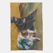 Edgar Degas - Wachten Theedoek (Verticaal)