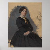 Edgar Degas Young Woman Impressionism Art Poster (Voorkant)