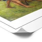 Edgar Degas Zedign affiche d'art #139 (Coin)