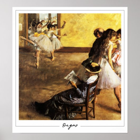 Edgar Degas Zedign affiche d'art #152-2 (Devant)