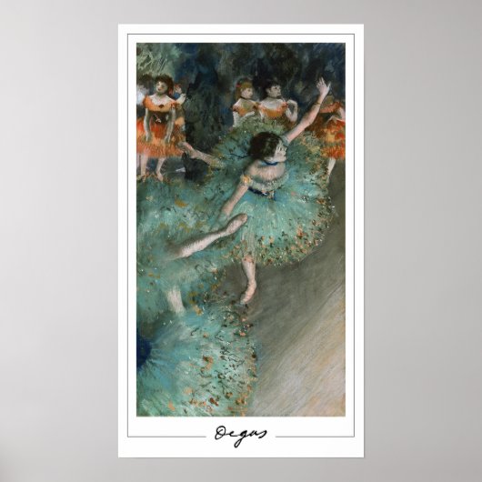 Edgar Degas Zedign Affiche d'art #18 (Devant)