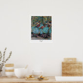 Edgar Degas Zedign Affiche d'art #26 (Cuisine)