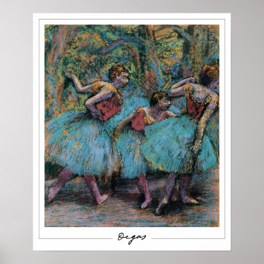 Edgar Degas Zedign Affiche d'art #26 (Devant)