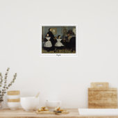 Edgar Degas Zedign Affiche d'art #33 (Cuisine)
