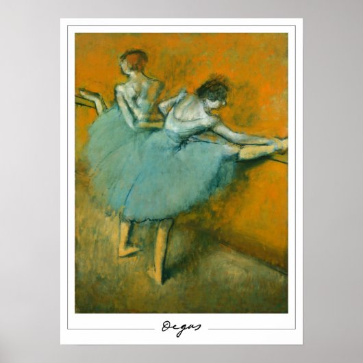 Edgar Degas Zedign affiche d'art #4-2 (Devant)