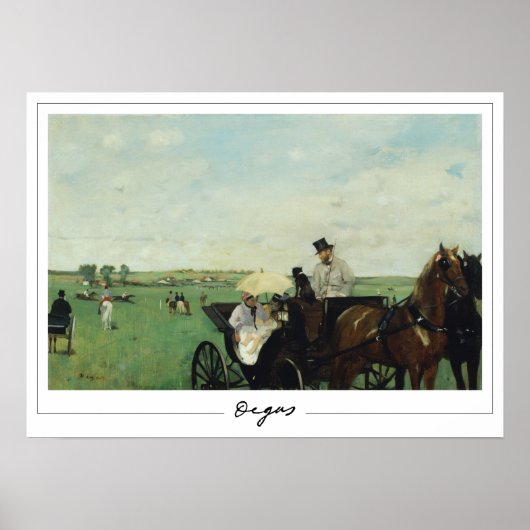 Edgar Degas Zedign Art Poster #23 (Voorkant)