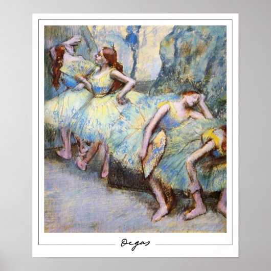 Edgar Degas Zedign Art Poster #337-2 (Voorkant)