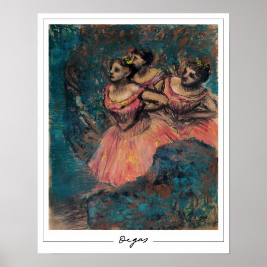 Edgar Degas Zedign Art Poster #37 (Voorkant)