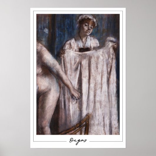 Edgar Degas Zedign Art Poster #3-2 (Voorkant)