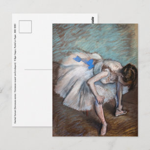 Edgar Degas - Zittende Danseres Briefkaart