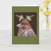 Edgar la carte de finition maison (Fleur jaune)