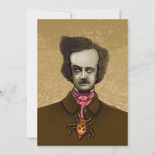 Edgar met Gold Bug Kaart (Achterkant)