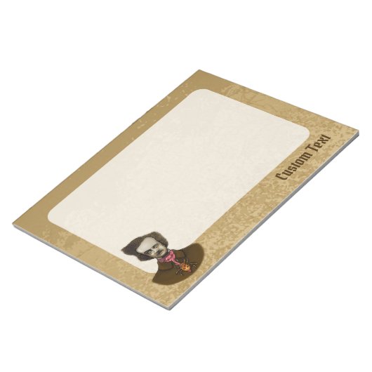 Edgar met Gold Bug Notitieblok (Schuin)