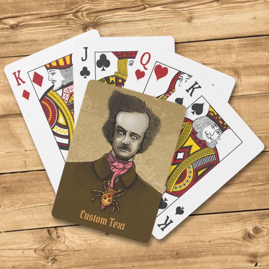 Edgar met Gold Bug Pokerkaarten