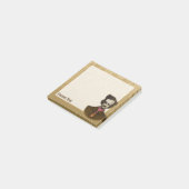 Edgar met Gold Bug Post-it® Notes (Schuin)
