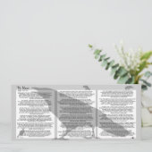 Edgar Poe De Raaf Kaart (Staand voorkant)