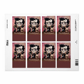 Edgar Poet Boites Stickers Étiquette (Feuille entière)