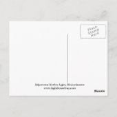 Edgartown Harbor Light, Massachusetts Briefkaart (Achterkant)