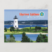 Edgartown Harbour Light, Martha's Vineyard, MA Briefkaart (Voorkant)