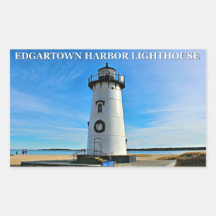 Edgartown Harbour Lighthouse, MA Stickers