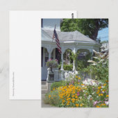 Edgartown Hotel Summer Garden Carte postale person (Devant / Derrière)