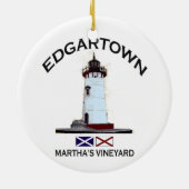 Edgartown. Keramisch Ornament (Achterkant)
