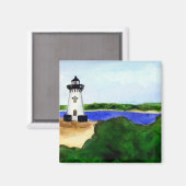 Edgartown Lighthouse Magnet Magneet (Voorkant / Achterkant)