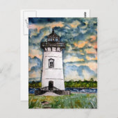 Edgartown Lighthouse Marthas Vineyard Briefkaart (Voorkant / Achterkant)