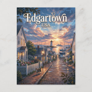Edgartown, Massachusetts, VS VS Briefkaart
