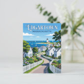 Edgartown VS Briefkaart (Staand voorkant)