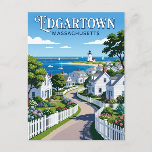 Edgartown VS Briefkaart (Voorkant)