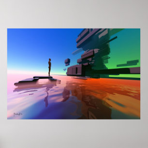 Edge de perception - impression d'art surréaliste