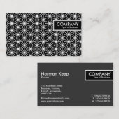 Edge Label - Asanoha Patroon (Voorkant / Achterkant)