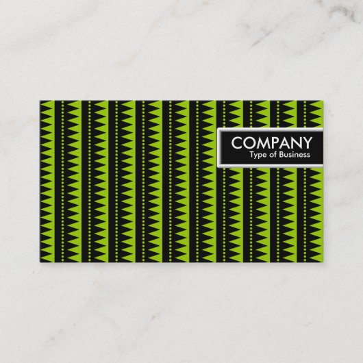 Edge Label - Aztec Pattern - Martian Green (Voorkant)