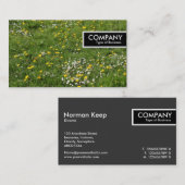 Edge-Label - Beemdbloemen Visitekaartje (Voorkant / Achterkant)