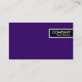 Edge-Label - donkerbruin (330066) Visitekaartje (Achterkant)