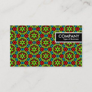 Edge-Label - groene ventilator geometrisch Visitekaartje