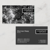 Edge-Label - in de bomen Visitekaartje (Voorkant / Achterkant)