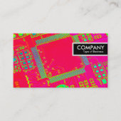 Edge Label - Kleurrijke Abstracte circuits (Voorkant)