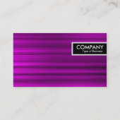 Edge-Label - Magenta-penseelstructuur in penseel Visitekaartje (Achterkant)
