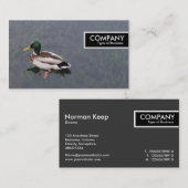 Edge-Label - Mallard Duck Visitekaartje (Voorkant / Achterkant)